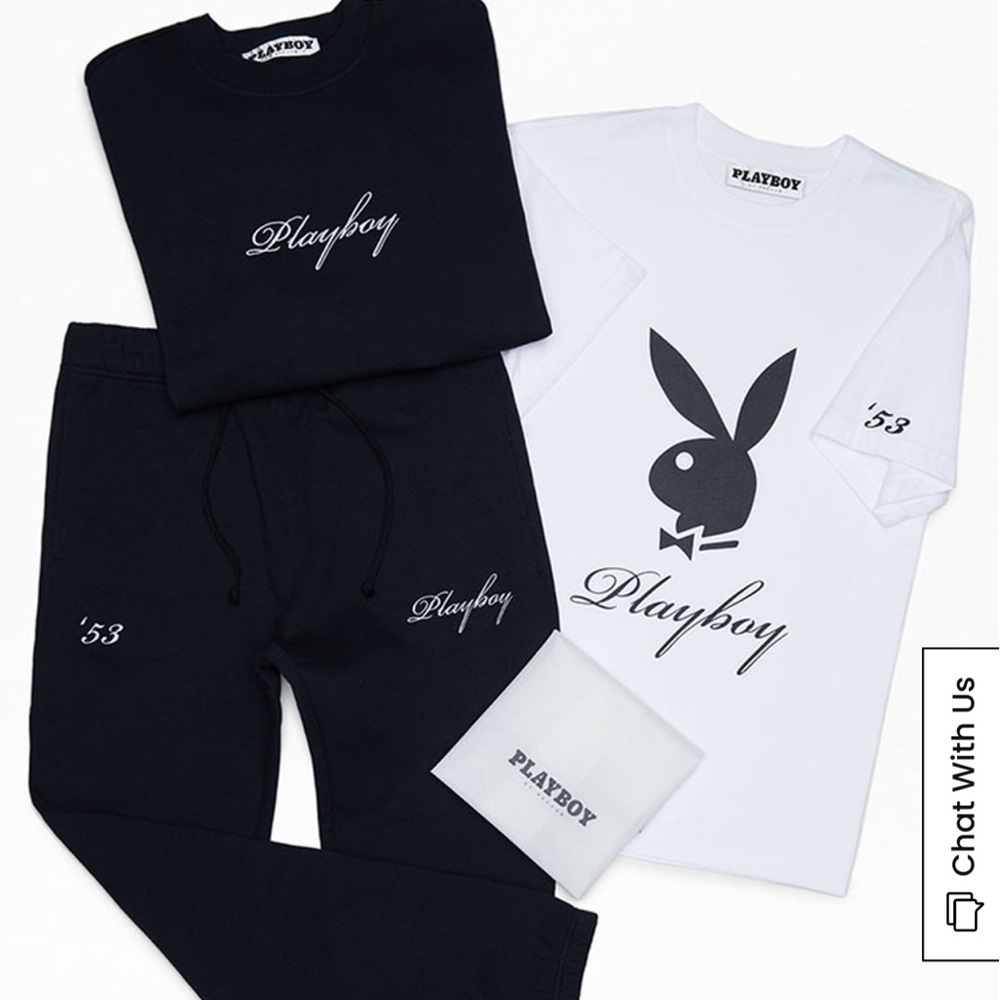 Sweat pants,sweatshirt and tee shirt.